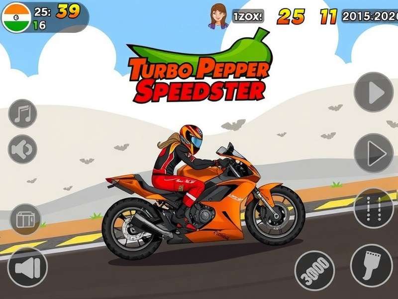 Turbo Pepper Speedster Game Interface
